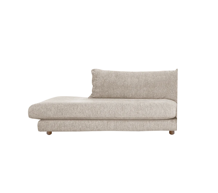 Cane-line Bloom Open-End sofa Module Right with Teak Legs