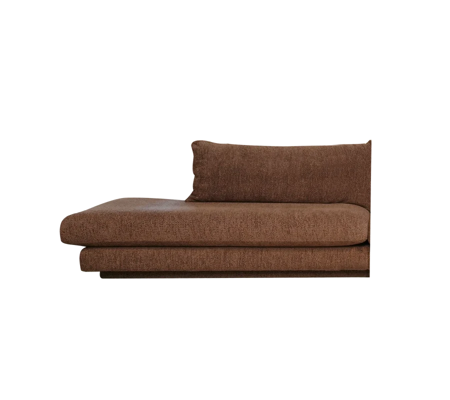 Cane-line Bloom Open-End sofa module left/right with plinth