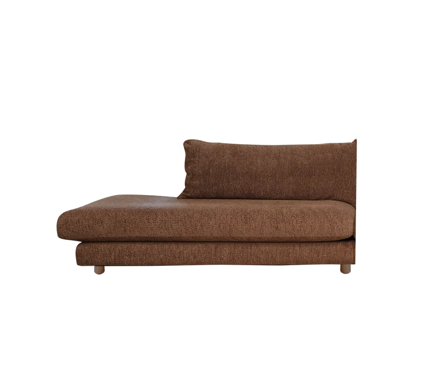 Cane-line Bloom Open-End sofa Module Right with Teak Legs
