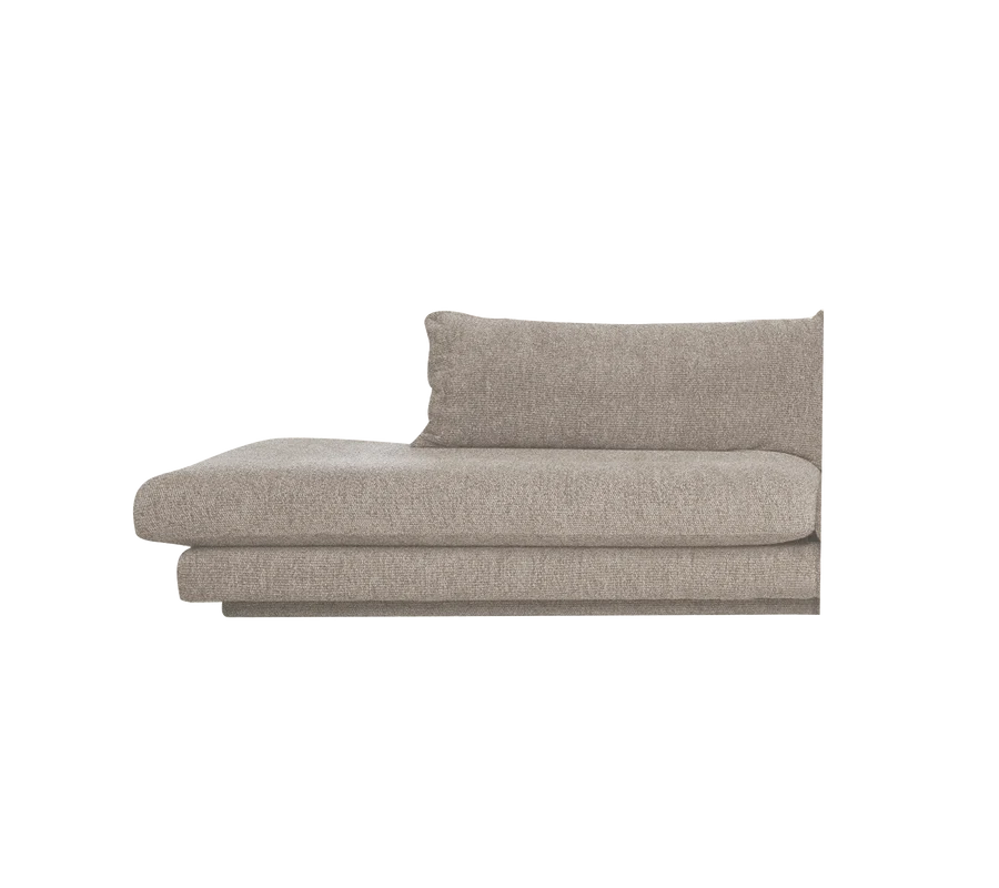 Cane-line Bloom Open-End sofa module left/right with plinth