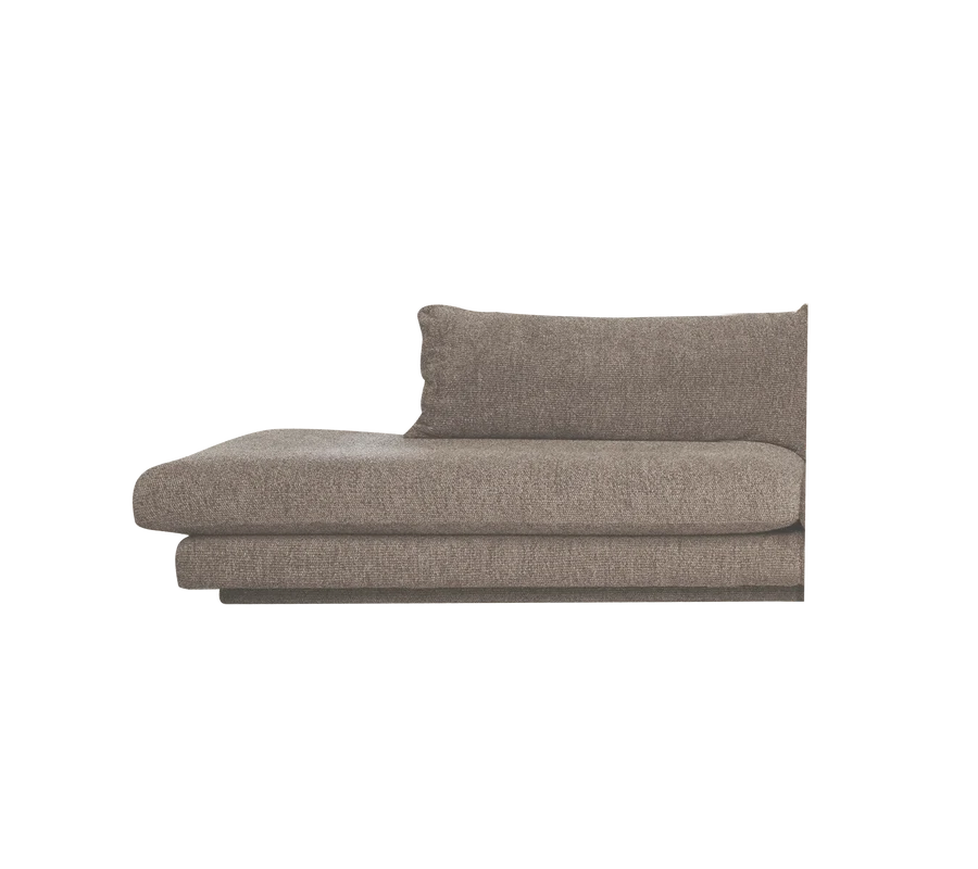 Cane-line Bloom Open-End sofa module left/right with plinth