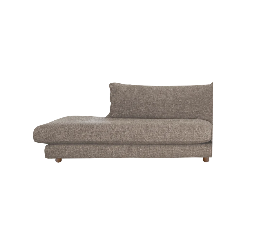 Cane-line Bloom Open-End sofa Module Right with Teak Legs