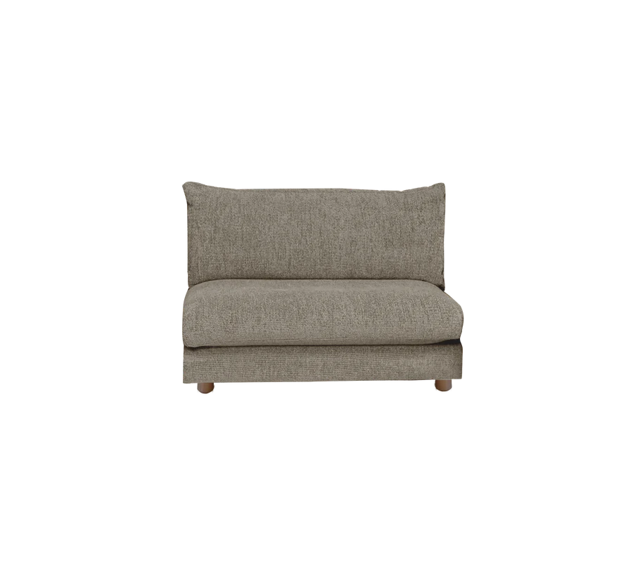 Cane-line Bloom single sofa module with teak legs