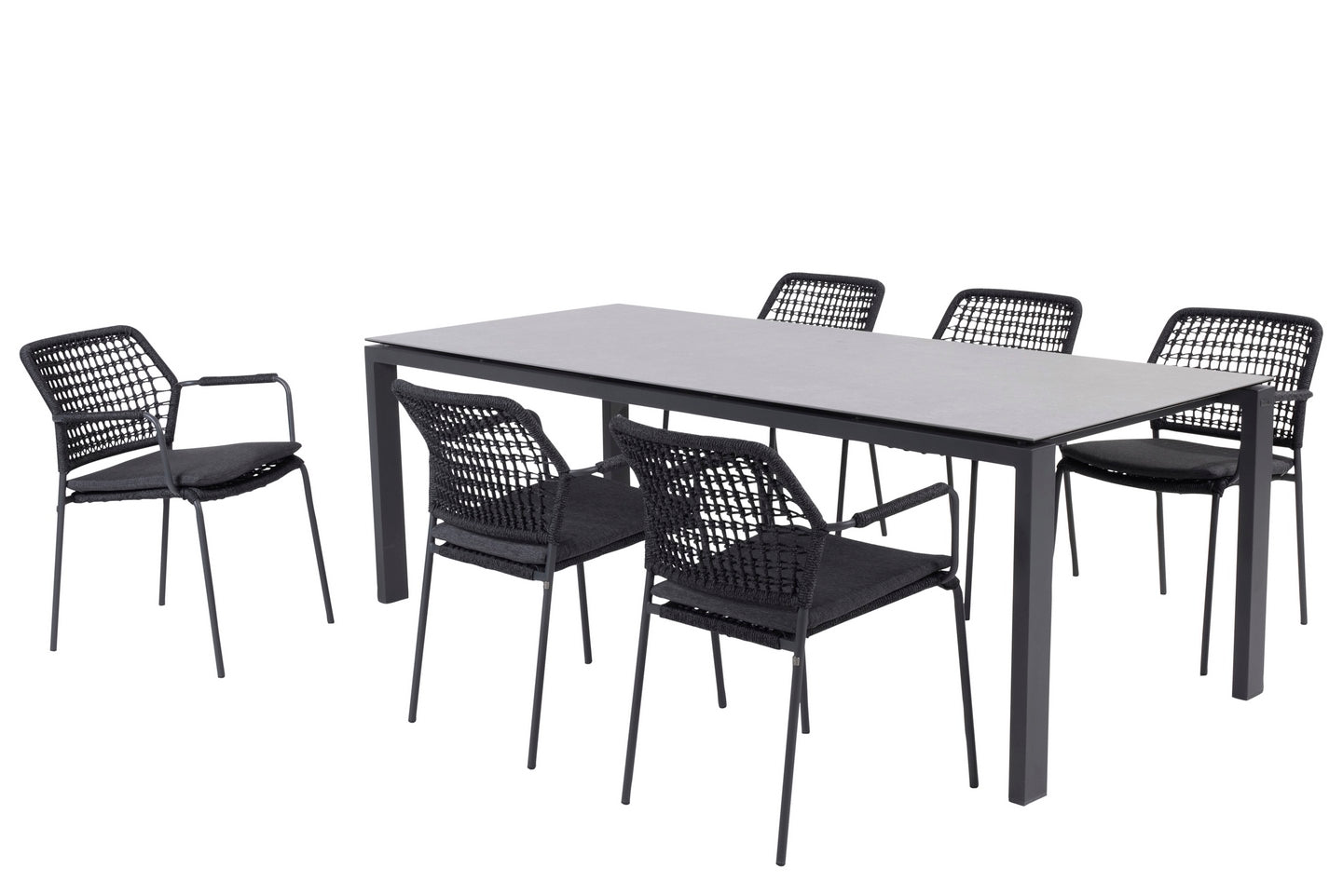 4 Seasons Outdoor Barista Dining With Goa 220cm Hpl Table Set