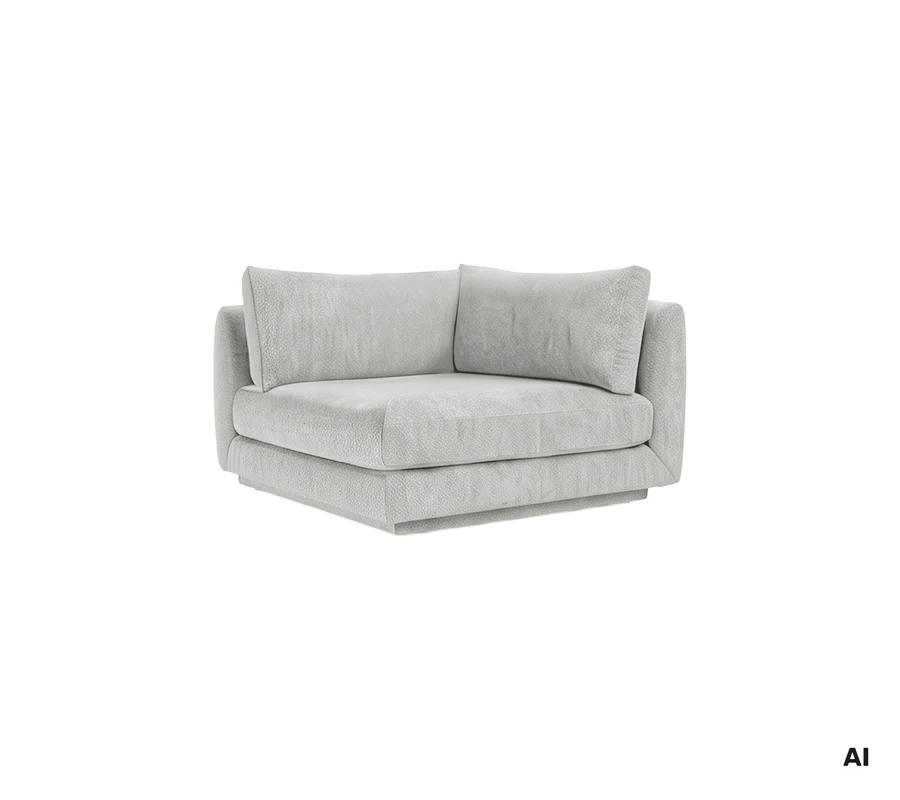 Cane-line Bloom Corner Sofa Module with Plinth