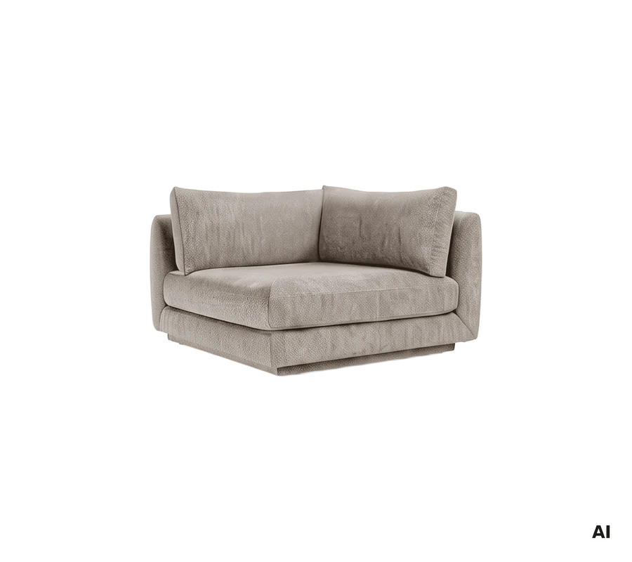 Cane-line Bloom Corner Sofa Module with Plinth