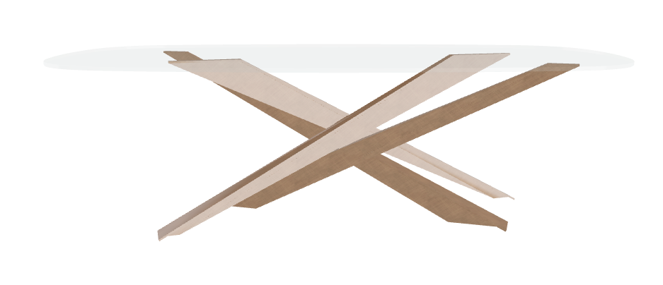 Cattelan Italia Lancer Glass Dining Table