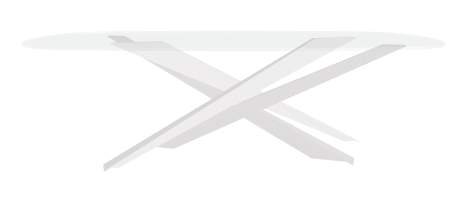 Cattelan Italia Lancer Glass Dining Table