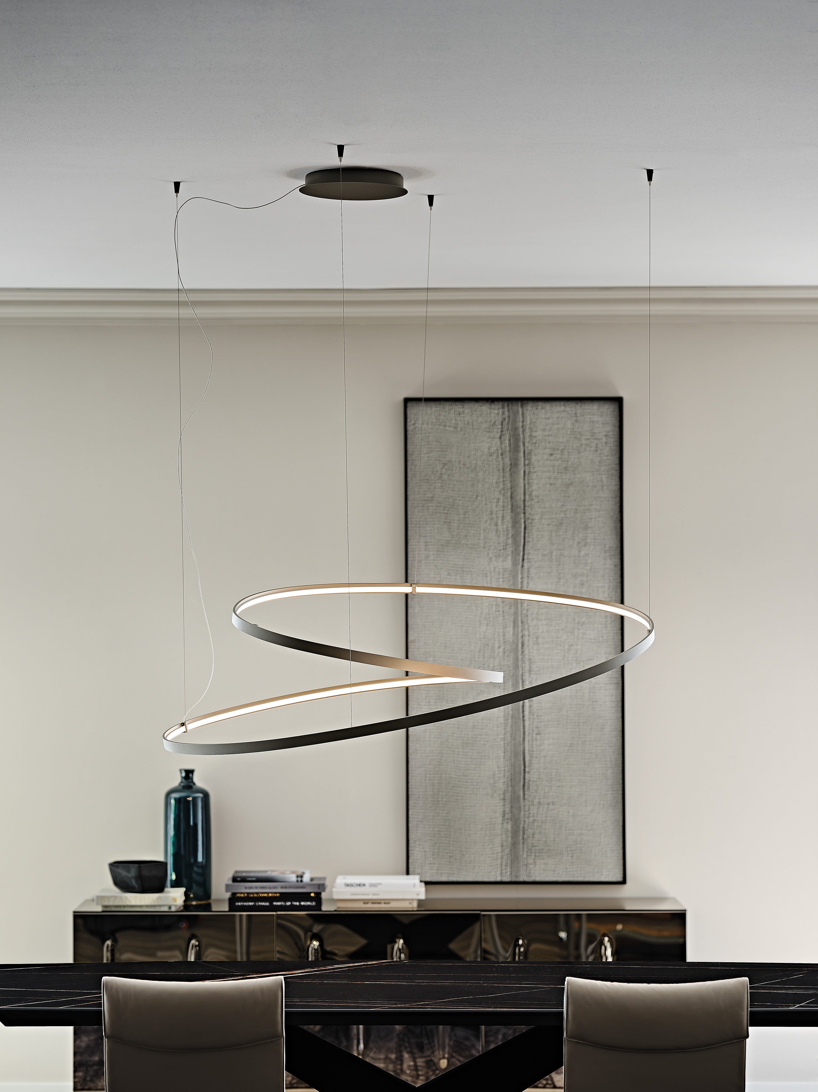 Cattelan Italia Heaven Steel Framed Ceiling Lamp