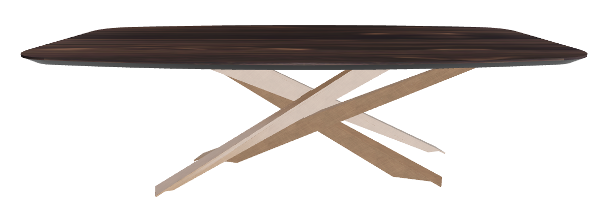Cattelan Italia Lancer Wood Barrel-Shaped Dining Table