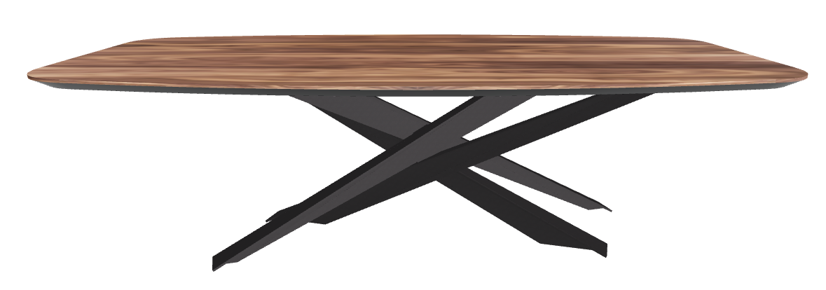 Cattelan Italia Lancer Wood Barrel-Shaped Dining Table