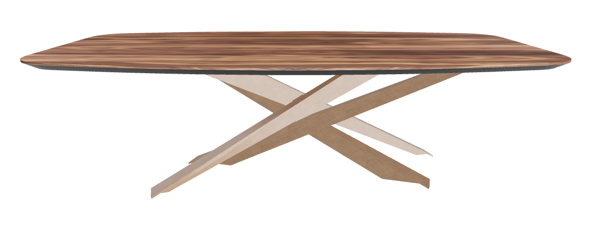 Cattelan Italia Lancer Wood Barrel-Shaped Dining Table