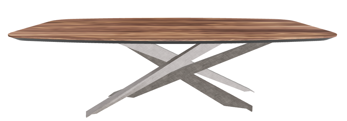 Cattelan Italia Lancer Wood Barrel-Shaped Dining Table