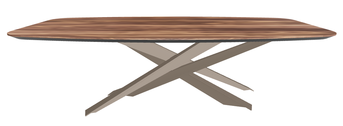 Cattelan Italia Lancer Wood Barrel-Shaped Dining Table