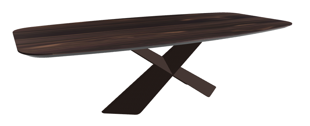 Cattelan Italia Tyron Wood Barrel-Shaped Dining Table