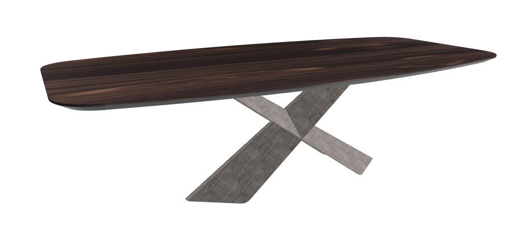 Cattelan Italia Tyron Wood Barrel-Shaped Dining Table