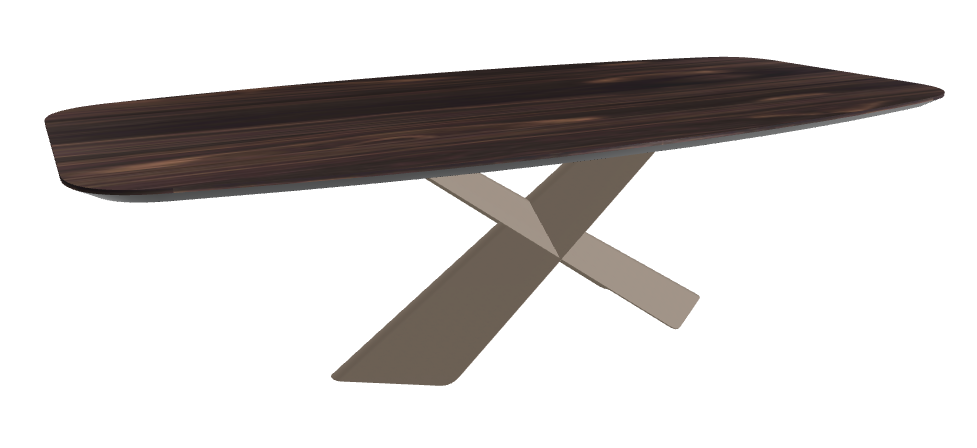 Cattelan Italia Tyron Wood Barrel-Shaped Dining Table