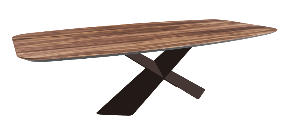 Cattelan Italia Tyron Wood Barrel-Shaped Dining Table