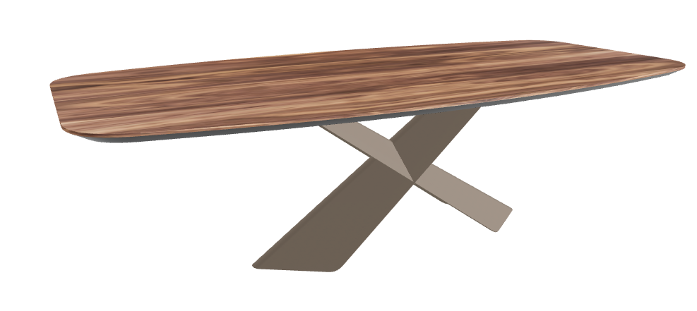 Cattelan Italia Tyron Wood Barrel-Shaped Dining Table