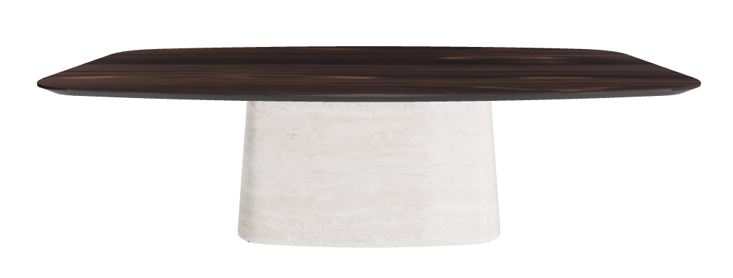 Cattelan Italia Napoleon Wood Barrel-Shaped Dining Table