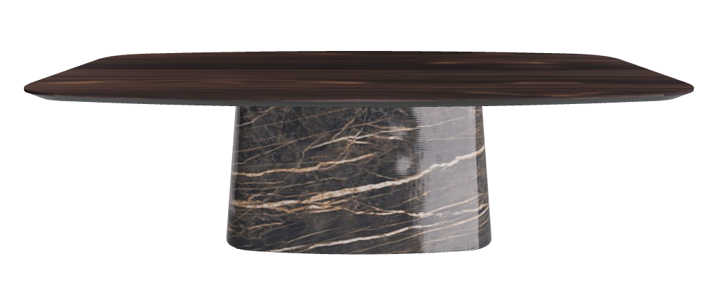 Cattelan Italia Napoleon Wood Barrel-Shaped Dining Table