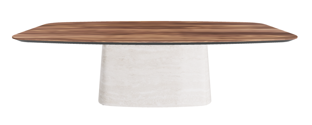 Cattelan Italia Napoleon Wood Barrel-Shaped Dining Table