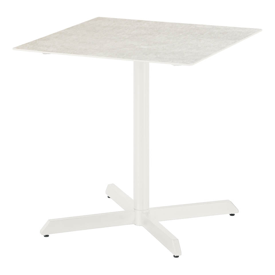 Barlow Tyrie Equinox High Dining Pedestal Table 70 Square - Powder Coated