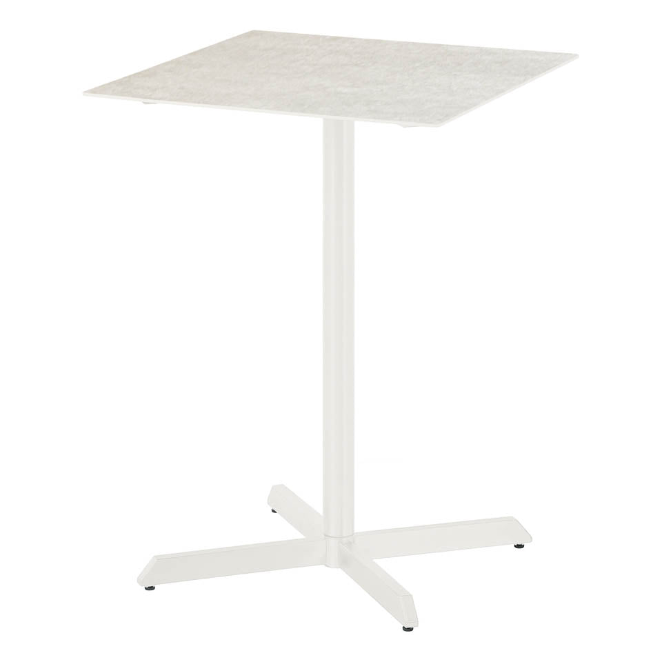 Barlow Tyrie Equinox High Dining Pedestal Table 70 Square - Powder Coated