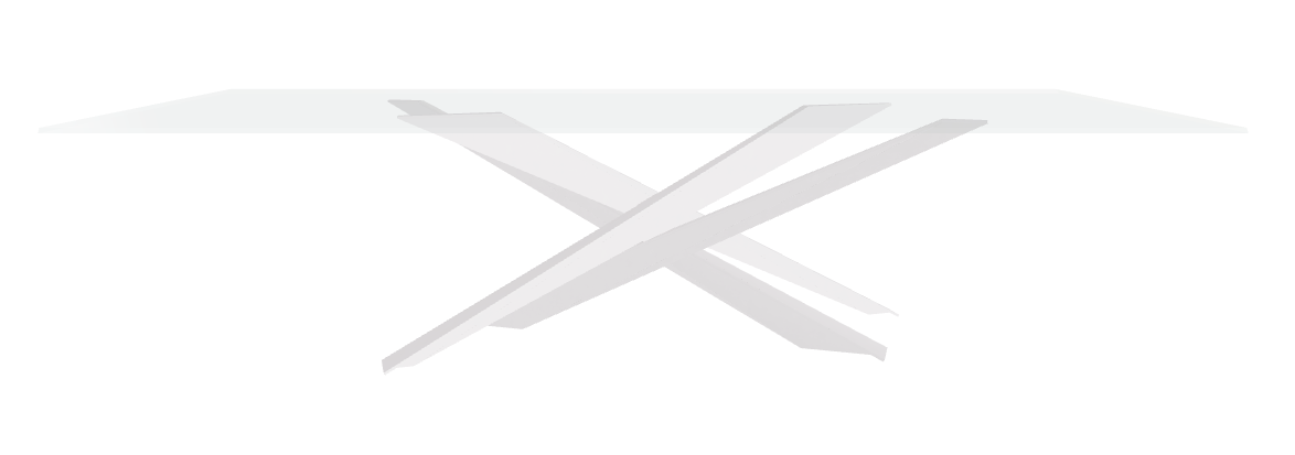 Cattelan Italia Lancer Glass Dining Table