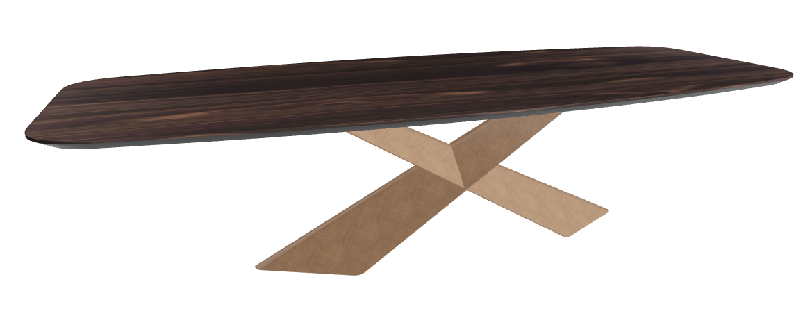 Cattelan Italia Tyron Wood Barrel-Shaped Dining Table