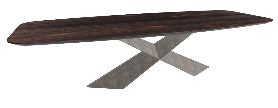 Cattelan Italia Tyron Wood Barrel-Shaped Dining Table