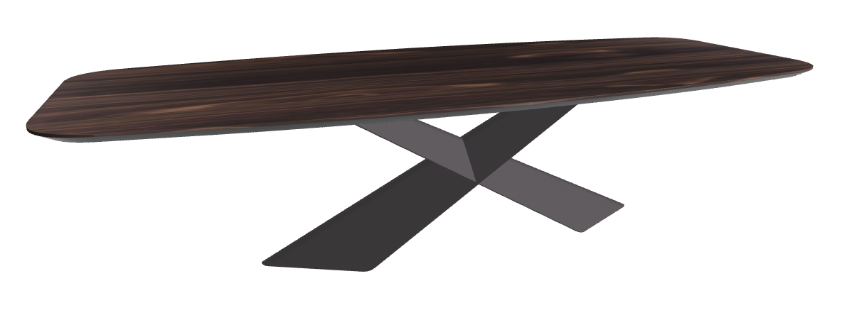 Cattelan Italia Tyron Wood Barrel-Shaped Dining Table