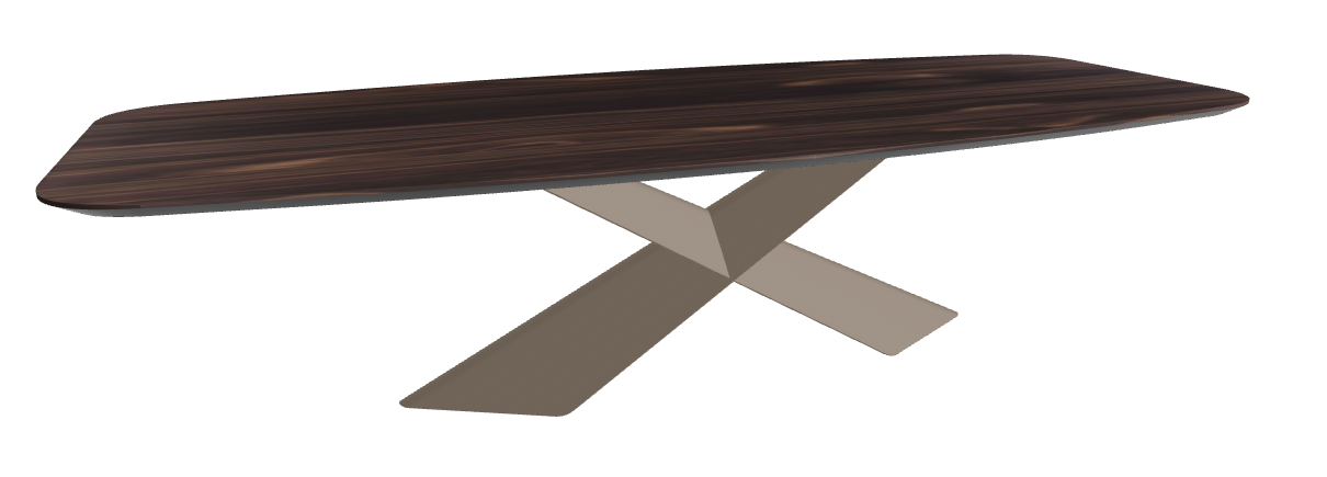 Cattelan Italia Tyron Wood Barrel-Shaped Dining Table