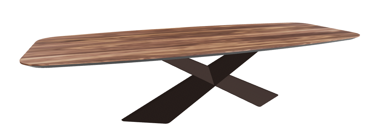 Cattelan Italia Tyron Wood Barrel-Shaped Dining Table