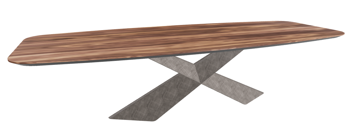 Cattelan Italia Tyron Wood Barrel-Shaped Dining Table