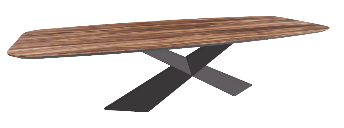Cattelan Italia Tyron Wood Barrel-Shaped Dining Table