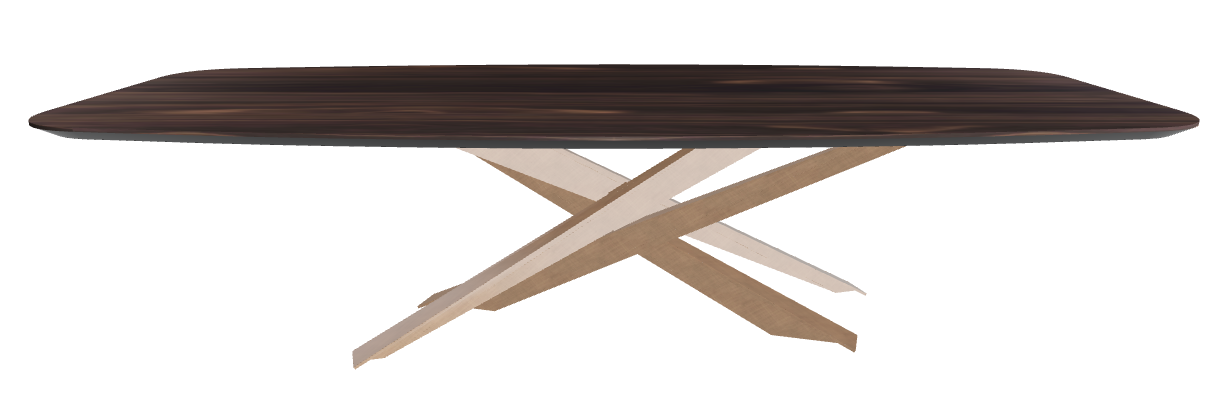 Cattelan Italia Lancer Wood Barrel-Shaped Dining Table