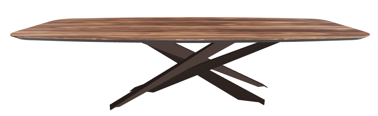 Cattelan Italia Lancer Wood Barrel-Shaped Dining Table