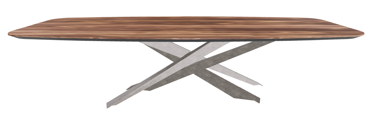 Cattelan Italia Lancer Wood Barrel-Shaped Dining Table