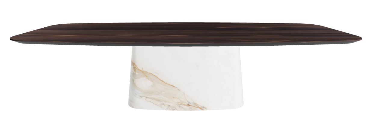 Cattelan Italia Napoleon Wood Barrel-Shaped Dining Table