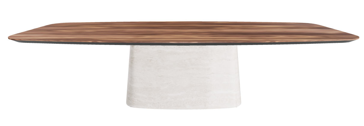 Cattelan Italia Napoleon Wood Barrel-Shaped Dining Table