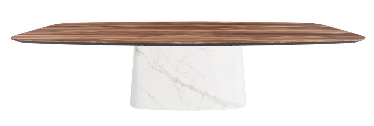 Cattelan Italia Napoleon Wood Barrel-Shaped Dining Table