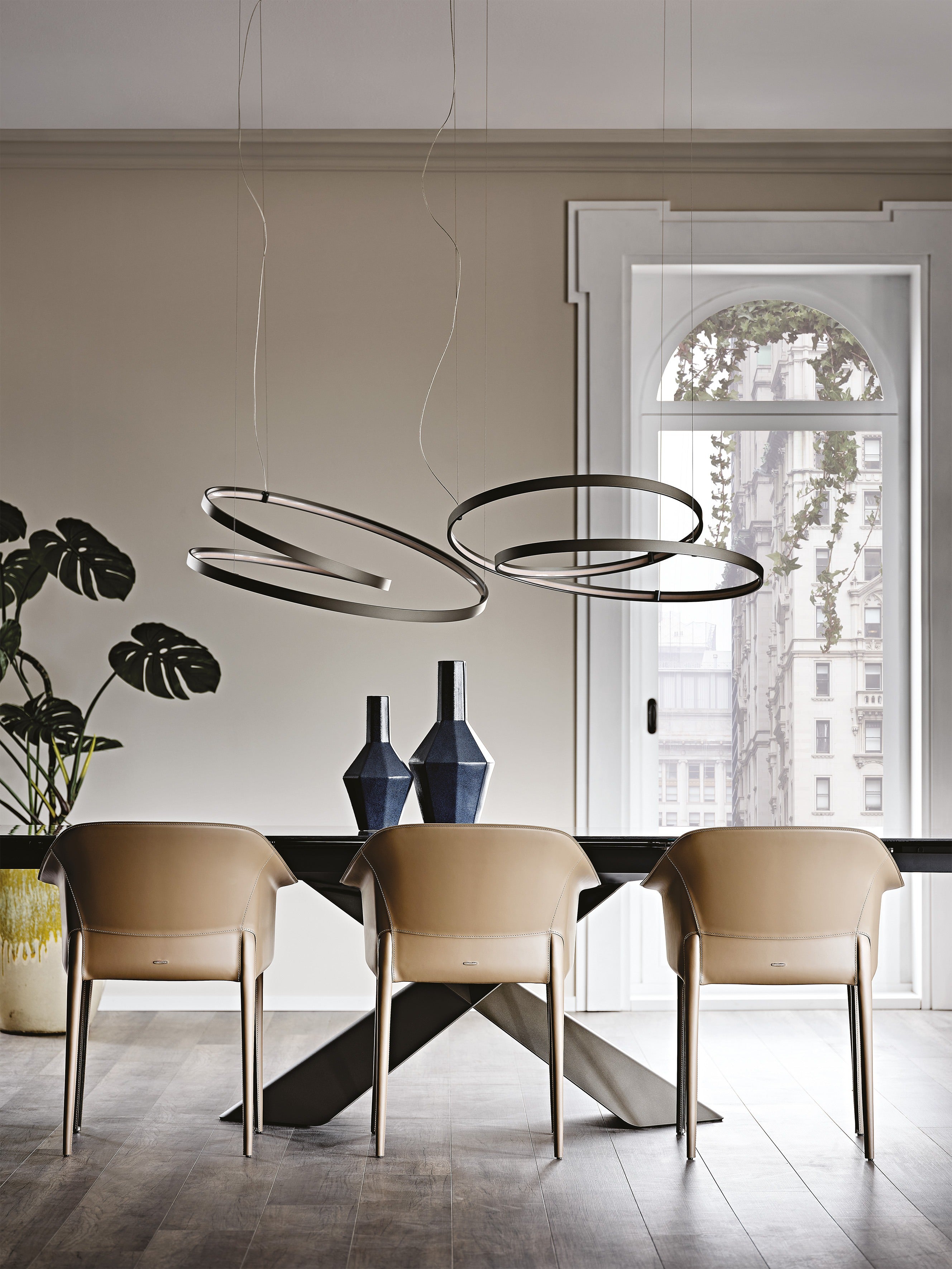 Cattelan Italia Heaven Steel Framed Ceiling Lamp