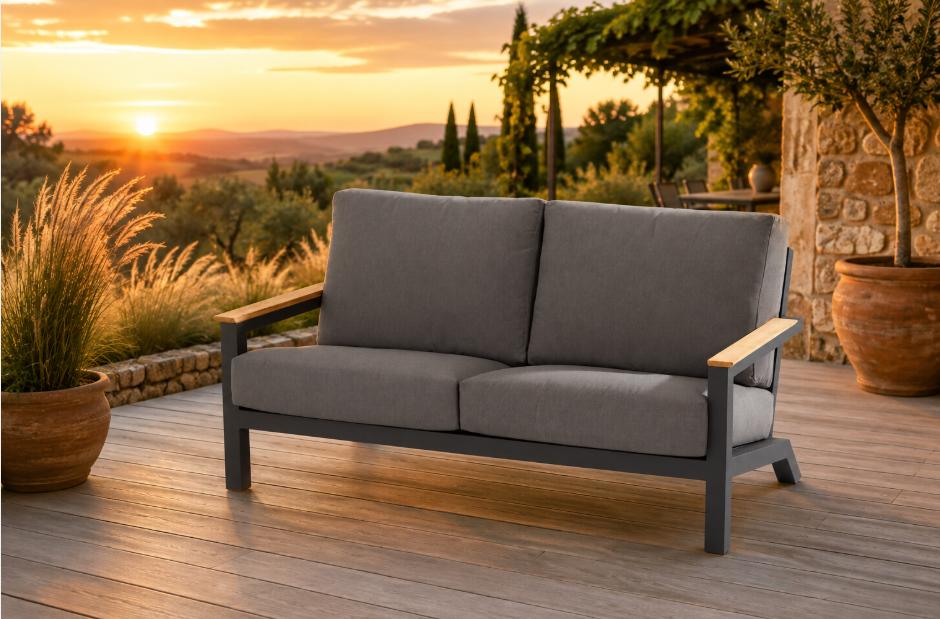 4 Seasons Outdoor Capitol 2.5 Seater Sofa – Anthracite