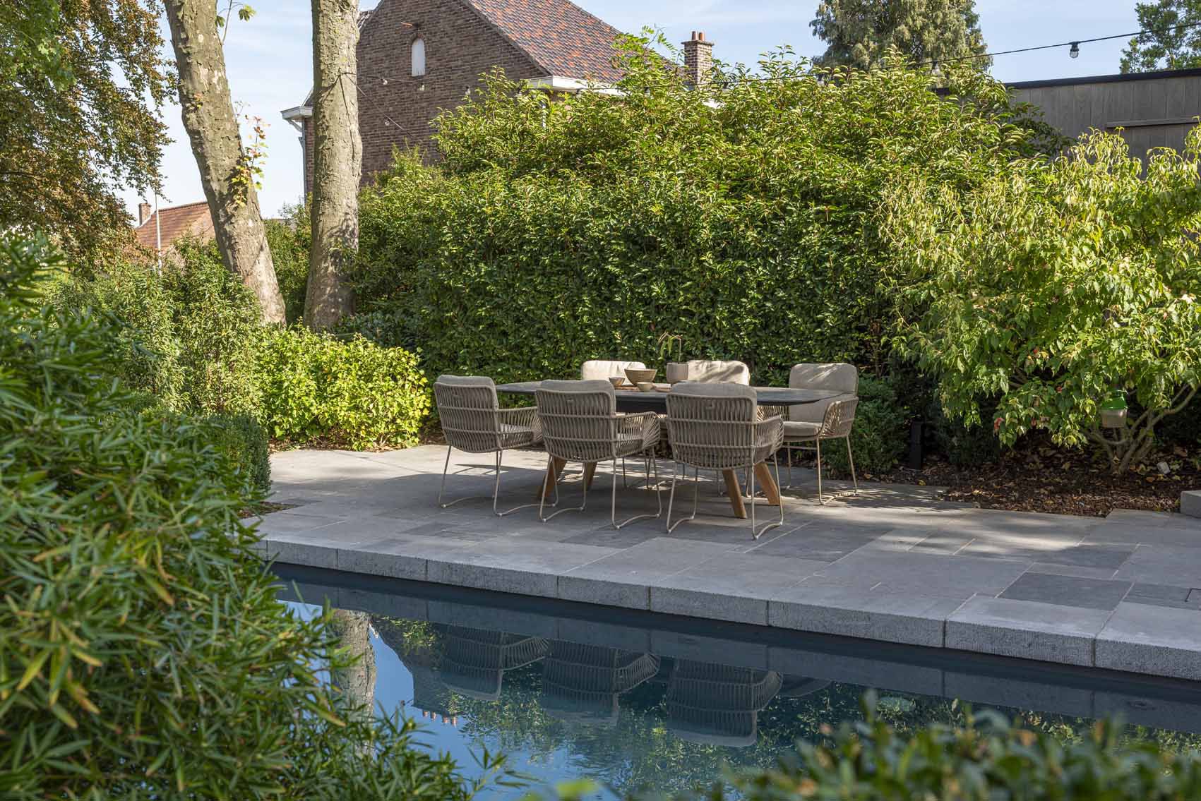 4 Seasons Outdoor Murcia dining chair latte with 2 cushions – Set of 6