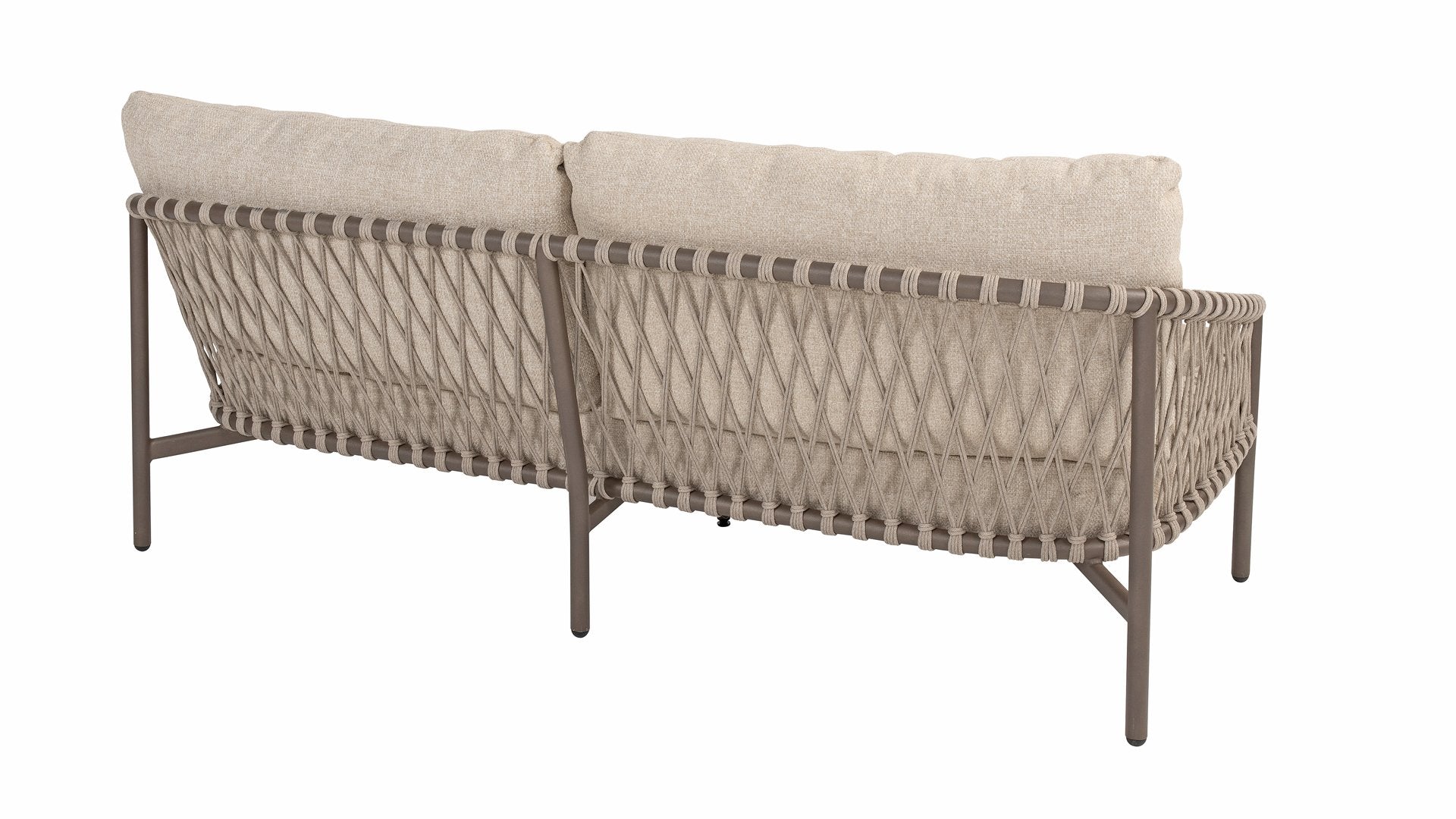 4 Seasons Outdoor Allora 5 Seat Lounge Set with Zucca 90cm Teak Coffee Table
