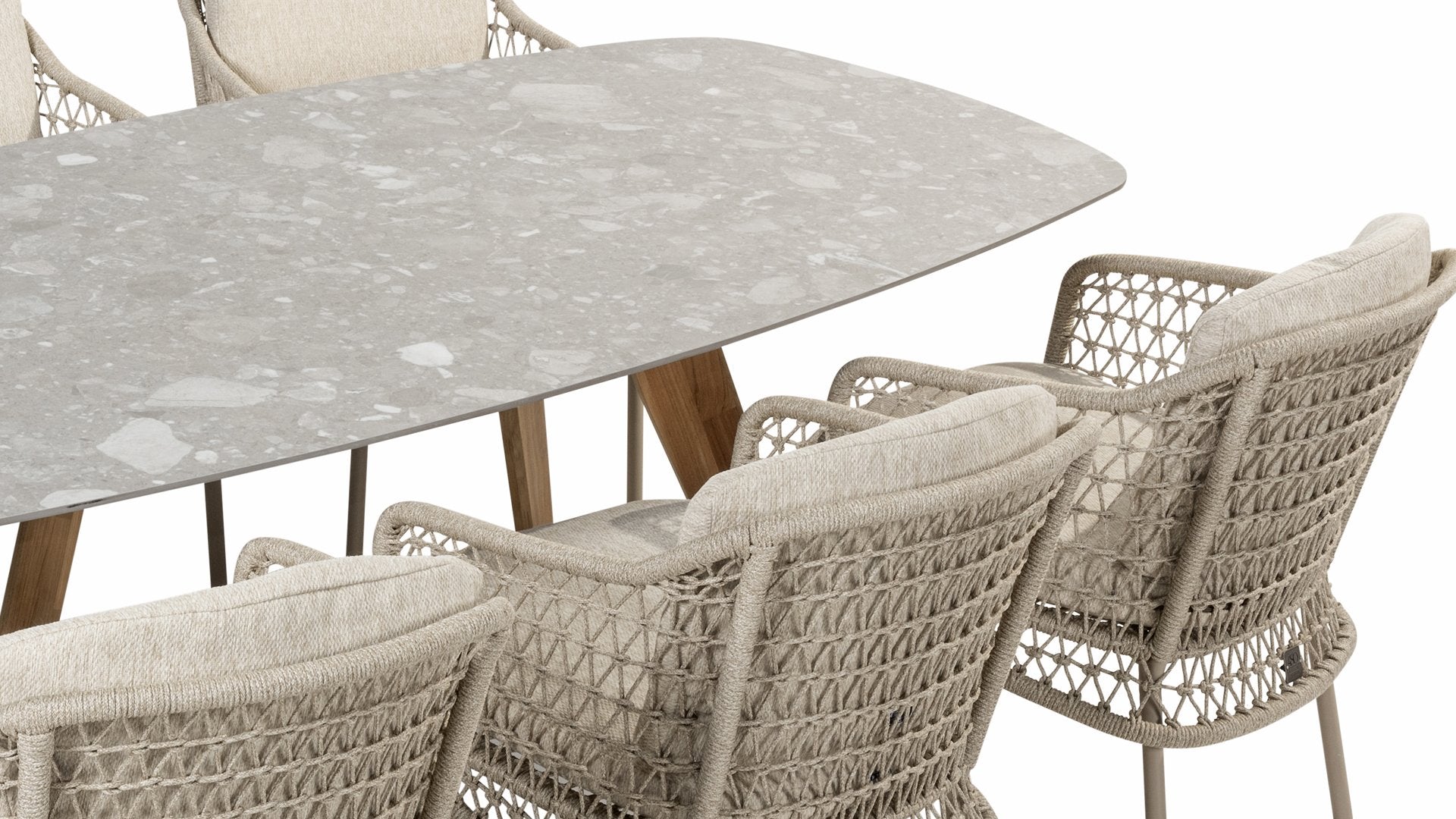 4 Seasons Outdoor 6-Seater Dining Set with Montana 240 cm Table
