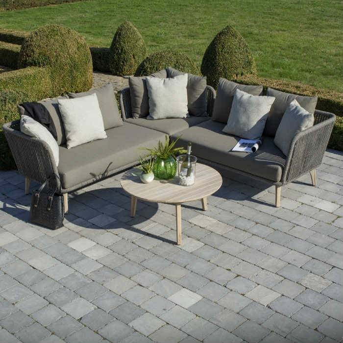 4 Seasons Outdoor Santander Corner Sofa Set With Gabor Coffee Table