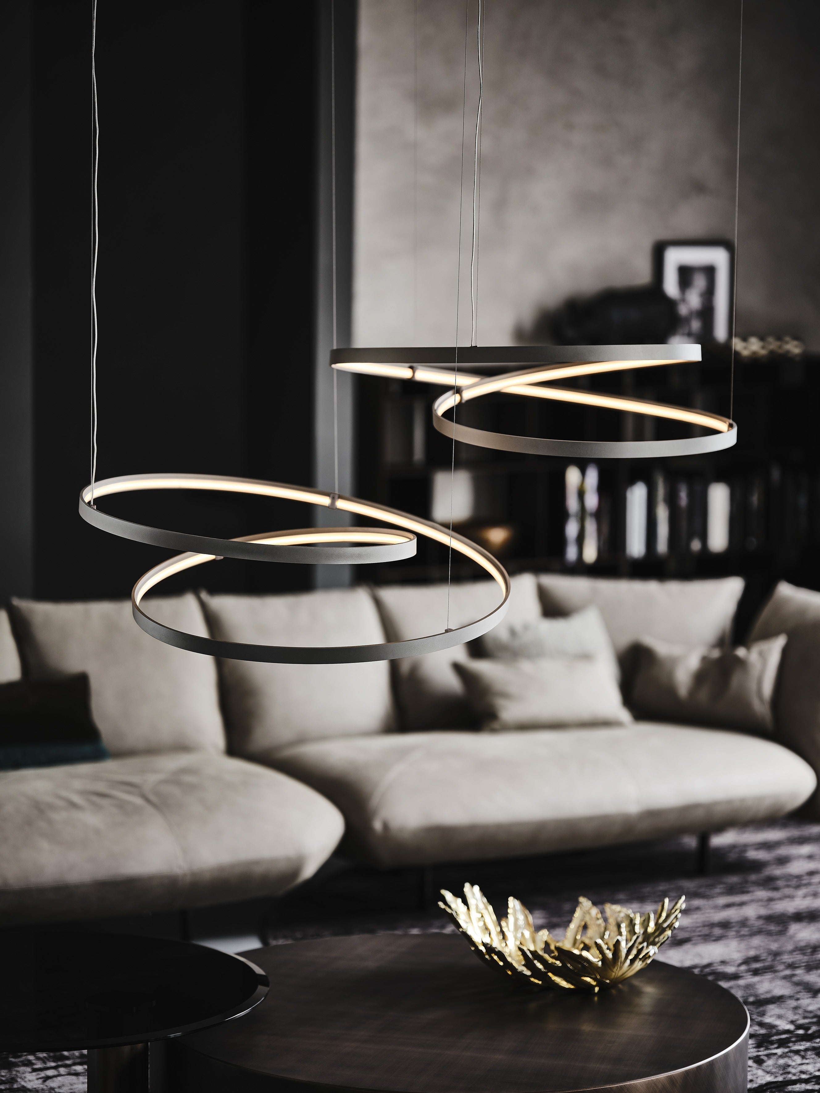Cattelan Italia Heaven Steel Framed Ceiling Lamp