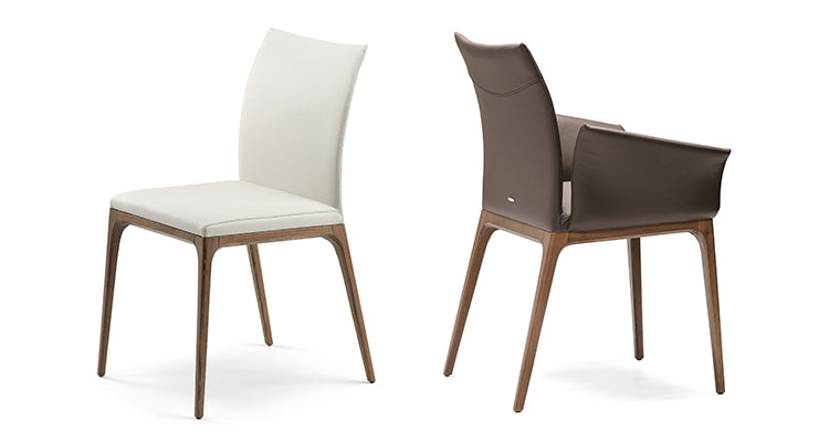 Cattelan Italia Arcadia Dining Armchair – Soft Leather & Glove Soft Leather